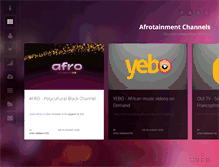 Tablet Screenshot of afrotainment.us