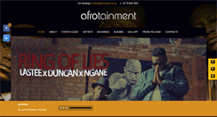 Desktop Screenshot of afrotainment.co.za